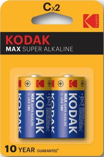 Bateria alkaliczna LR14/C KODAK Max Alkaline 30952836, 2 szt. Kodak