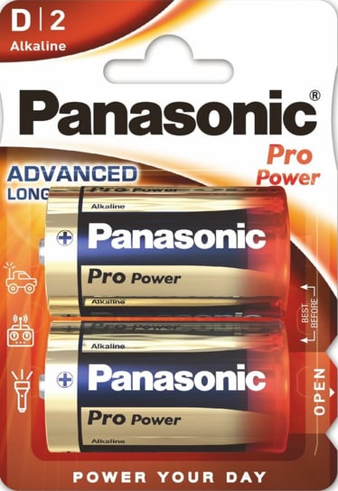 Bateria alkaliczna LR20/D PANASONIC Alkaline PRO Power, 2 szt. Panasonic