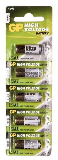 Bateria alkaliczna MN21 GP BATTERY High Voltage, 23AE-U5, 5 szt. GP Batteries