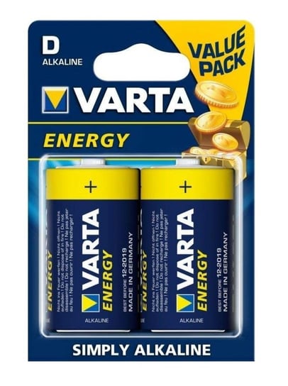 Bateria alkaliczna R20 VARTA D, 2 szt. Varta