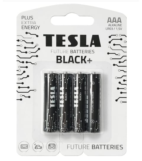Bateria Alkaliczna Tesla Black+ Lr03 B4 1.5V 4 Sztuki Hedo