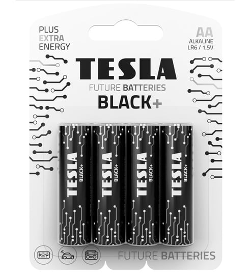 Bateria Alkaliczna Tesla Black+ Lr6 B4 1.5V 4 Sztuki Hedo