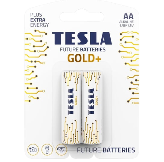 Bateria Alkaliczna Tesla Gold+ Lr6 B2 1,5V 2 Sztuki HEDO