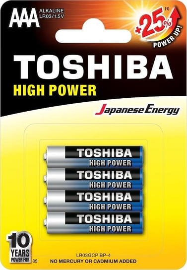 Bateria alkaliczna TOSHIBA LR03GCP BP-4, 4 szt. Toshiba