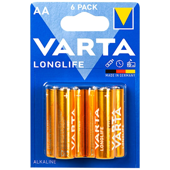 Bateria alkaliczna VARTA LongLife 1,5V AA LR6, 6 szt. Varta