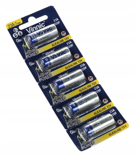 Bateria Alkaliczna X5 Vinnic A23 12V L1028F Mn21 Vinnic