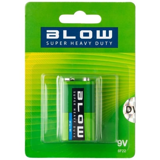 Bateria BLOW SUPER HEAVY DUTY 9V 6F22, opakowanie blister,1 szt. Blow