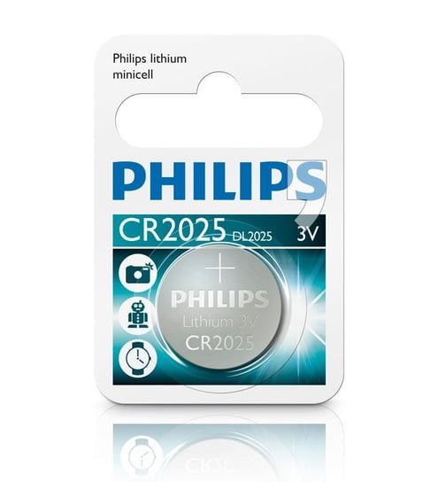 Bateria CR PHILIPS CR2025/01B, Li, 3 V, 1 szt. Philips