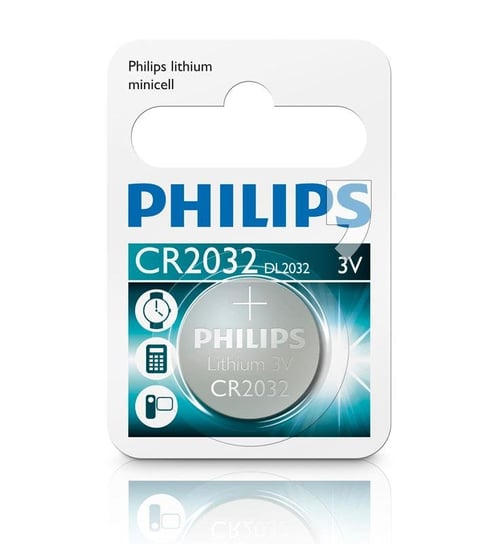 Bateria CR PHILIPS CR2032/01B, Li, 3 V, 1 szt. Philips
