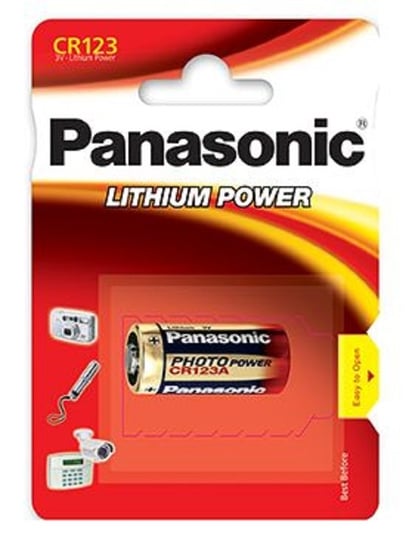 Bateria CR123 PANASONIC, 1400 mAh Panasonic