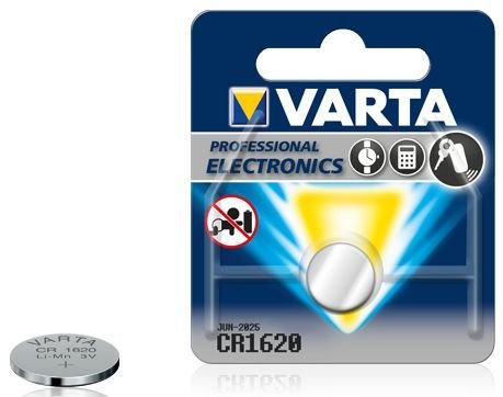 Bateria CR1620 VARTA, Li, 1 szt. Varta