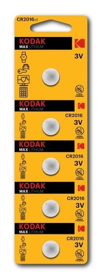 Bateria CR2016 KODAK Max Lithium, Li Kodak