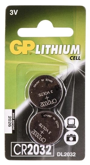Bateria CR2032 GP BATTERY CR2032-U2, Li, 2 szt. GP Battery