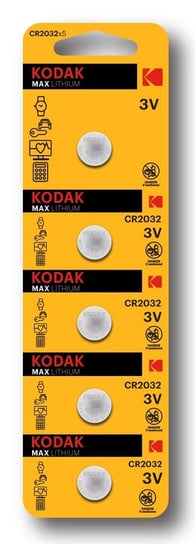 Bateria CR2032 KODAK Max Lithium, Li, 1 szt. Kodak