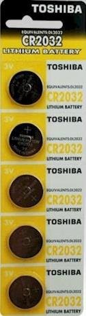 Bateria CR2032 TOSHIBA CR2032 PW BP-5, 5 szt. Toshiba