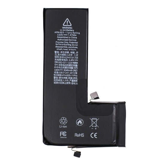 Bateria do iPhone Apple 11 Pro BMS Connect bez komunikatów A2160|A2217 Rhinocell