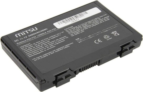 Bateria do laptopa Asus F82, K40, K50, K60, K70, 11.1 V, 4400 mAh Mitsu