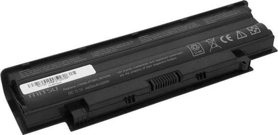 Bateria do laptopa Dell 13R, 14R, 15R, 11.1 V, 4400 mAh Mitsu