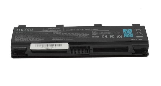 Bateria do laptopa Toshiba C850, L800, S855 MITSU, 11.1 V, 4400 mAh Mitsu