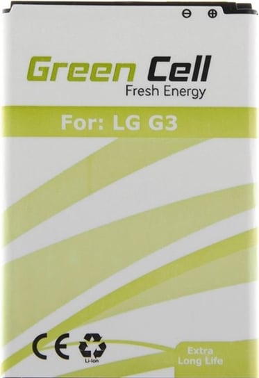 Bateria do LG G3 GREEN CELL BP46, 3000 mAh Green Cell