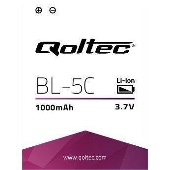 Bateria do Nokia BL-5C QOLTEC, 1300mAh, 3.7 V Qoltec