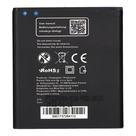 Bateria do Samsung G3608 Galaxy Core Prime G3606 G3609 2800 mAh Li-Ion Blue Star PREMIUM Partner Tele