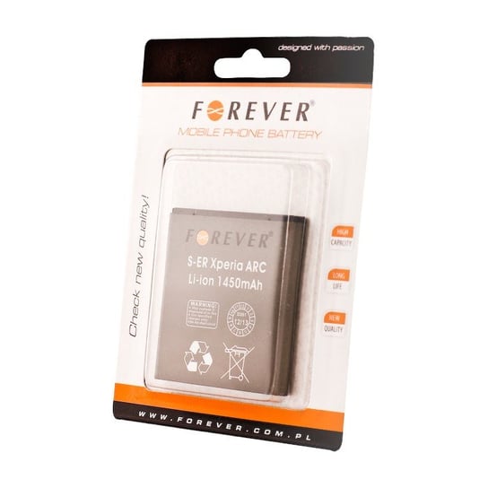 Bateria do Sony Ericsson Arc S/BA750 FOREVER, 1500 mAh Forever