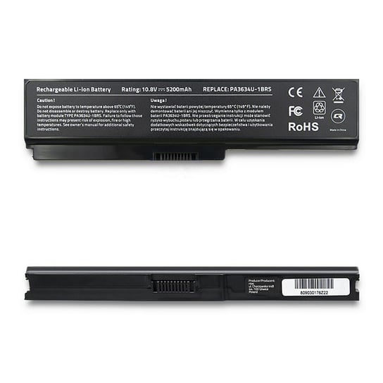 Bateria do Toshiba PA3634 5200mAh 10.8-11.1V Qoltec
