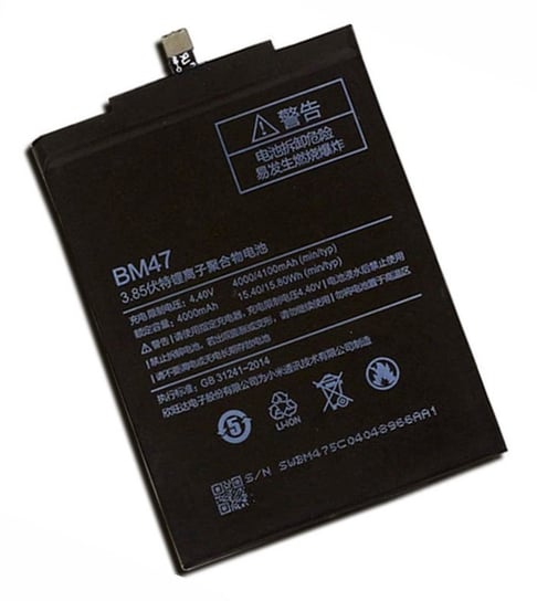 Bateria do XIAOMI BM47 REDMI 3 4000/4100mAh Xiaomi