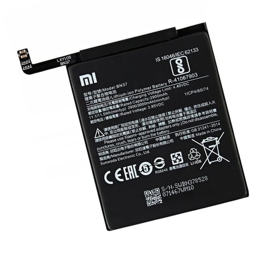 Bateria do XIAOMI REDMI MI 6 6A BN37 3000 mAh zakupytv.net