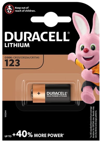 Bateria DURACELL CR123, 1 szt. Duracell