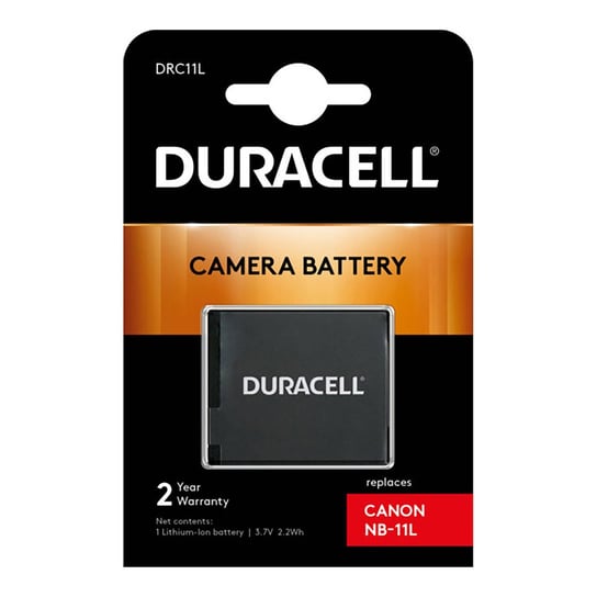 Bateria Duracell DRC11L 3,7V 600mAh Li-Ion - Canon NB-11L, NB-11LH, IXUS, PowerShot Duracell