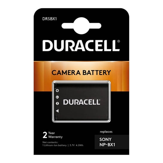 Bateria Duracell DRSBX1 3,7V 1090mAh Li-Ion - Sony NP-BX1, CYBER-SHOT, ACTION-CAM, HANDYCAM, MV1 Musik Duracell