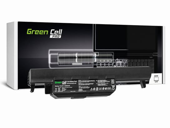 Bateria Green Cell A32-K55 A33-K55 do Asus A55 K55 K55A K55V K55VD K55VJ K55VM K75 R400 R500 R500V R700 X55A X55U (AS37PRO) Green Cell