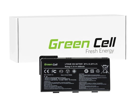 Bateria Green Cell Bty-L74 Bty-L75 Do Msi Cr500 Cr600 Cr610 Cr620 Cr630 Cr700 Cr720 Cx500 Cx600 Cx620 Cx700 Green Cell