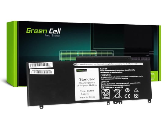 Bateria GREEN CELL De91do Dell Latitude, E5450 E5550 5800mah 7.4v Green Cell