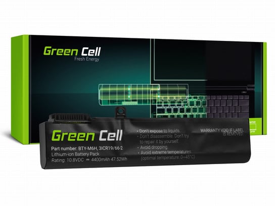 Bateria Green Cell MSI (BTY-M6H) Green Cell