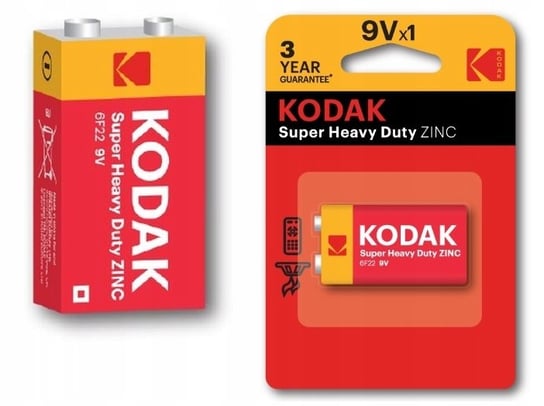 Bateria KODAK 9v 9v-1 6f22 6lr61 6lf22 9 V Kodak
