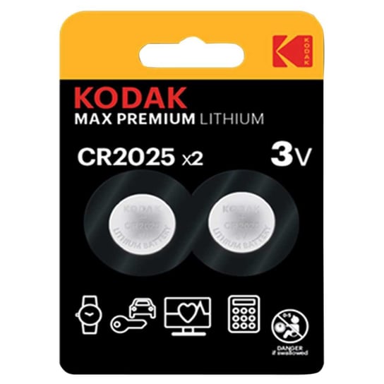 Bateria KODAK MAX PREMIUM CR2025 3V litowa BLISTER 2 sztuki Kodak