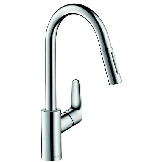 Bateria kuchenna Hansgrohe Focus jednouchwytowa z wyciąganą wylewką 31815000 Hansgrohe