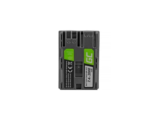 Bateria Li-Ion do aparatów Canon GREEN CELL BP-511, 1600 mAh, 7.4 V Green Cell