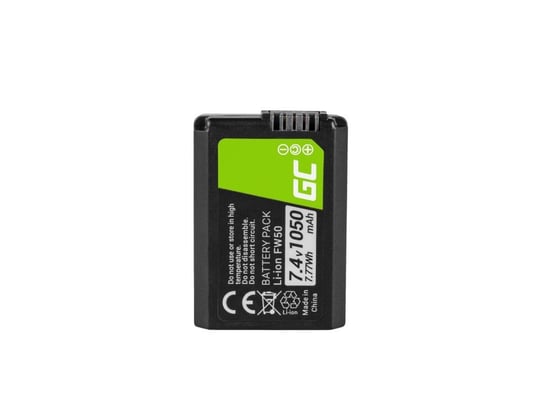 Bateria Li-Ion do aparatów Sony GREEN CELL FW50, 1050 mAh, 7.4 V Green Cell