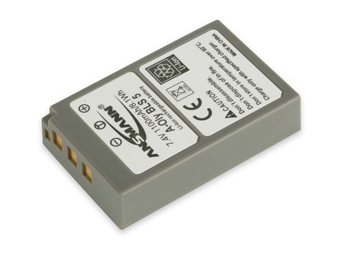 Bateria Li-Ion do Olympus Pen E-PL 2 ANSMANN BLS-5, 1100 mAh, 7.4 V Ansmann