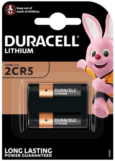 Bateria litowa Duracell 2CR5/245 6V - EL2CR5 , KL2CR5 , EL2CR5BP , RL2CR5 , DL245 , DL345 , 2CR5M , 5032LC , 245 Duracell