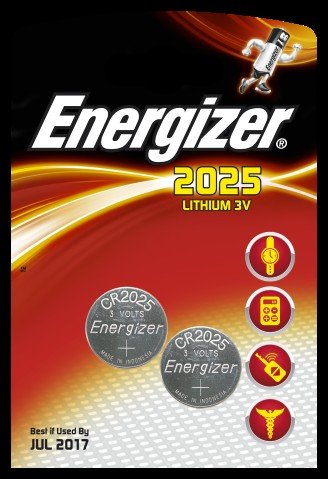 Bateria litowa ENERGIZER CR2025, 2 szt. Energizer