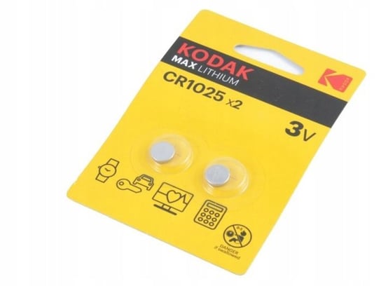 Bateria Litowa KODAK Cr1025 Dl1025 1025, 2 szt Kodak
