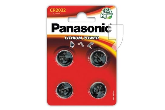 Bateria litowa PANASONIC CR2032, 4 szt Panasonic