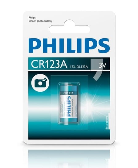 Bateria litowa PHILIPS CR123, 3V Lithium Philips