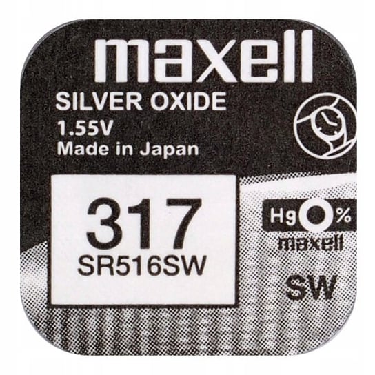 Bateria Maxell 317 Sr51365Sw 1,55V Maxell