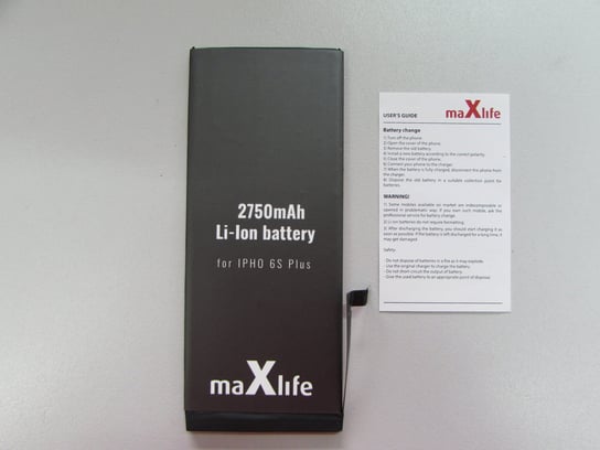 Bateria MaxLife do iPhone 6s Plus 2750 mAh Maxlife